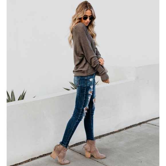 STACY Waffle Knit Cardigan - Picture 3 of 8